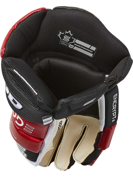 Gants de hockey Sherwood CODE Encrypt 2, sénior