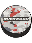 Sherwood x STAPLE 3-pack pucks with stand