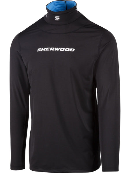 Sherwood T60 Long Sleeve Shirt with Neck Guard Senior